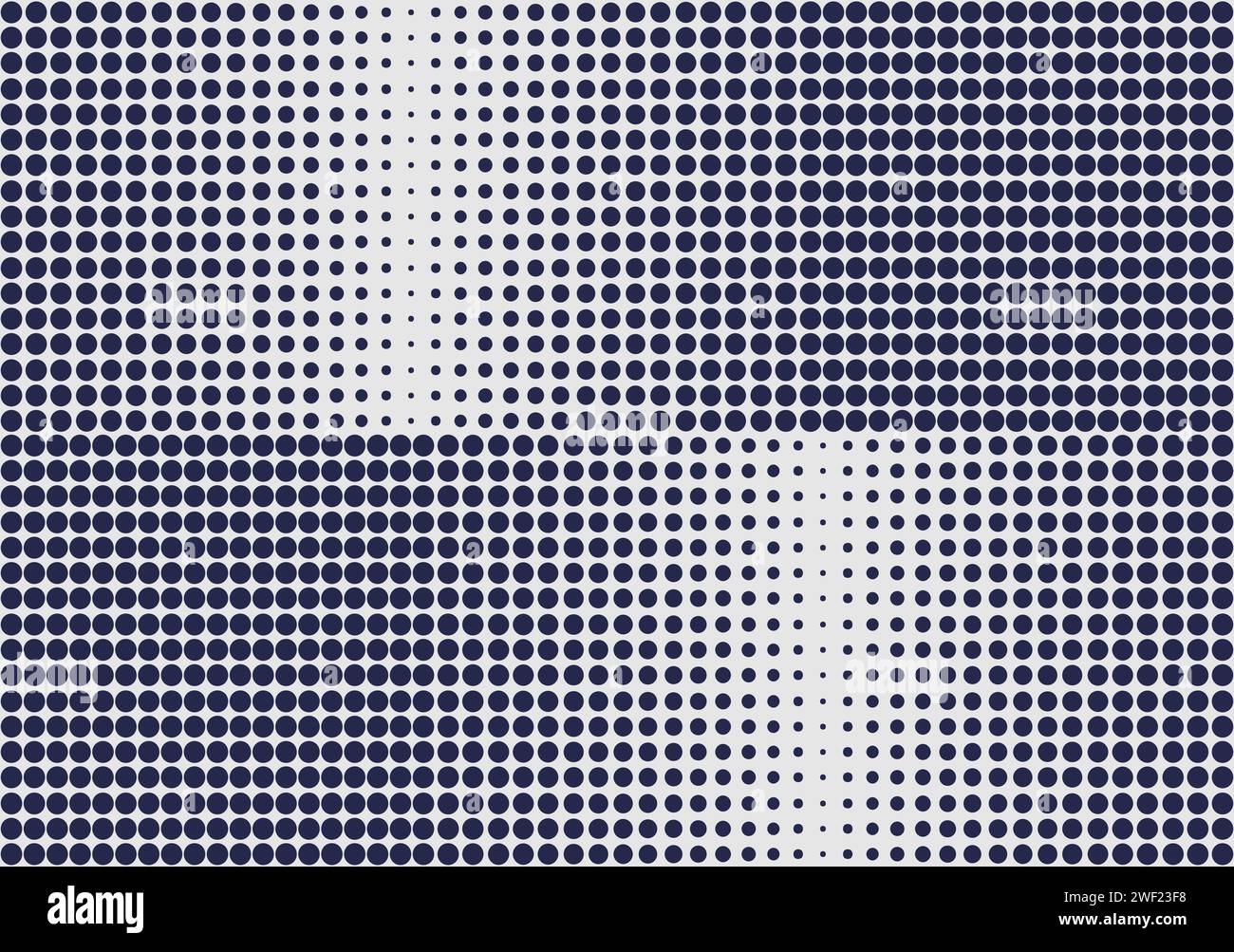 Abstract halftone dots background Seamless pattern Decorative backdrop Vector illustration Isolated on grey background Stock Vector