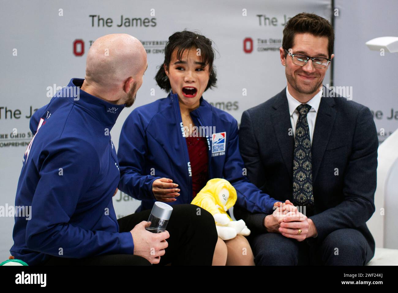 Columbus, Ohio, United States. 27th January, 2024. Danny OShea, Ellie