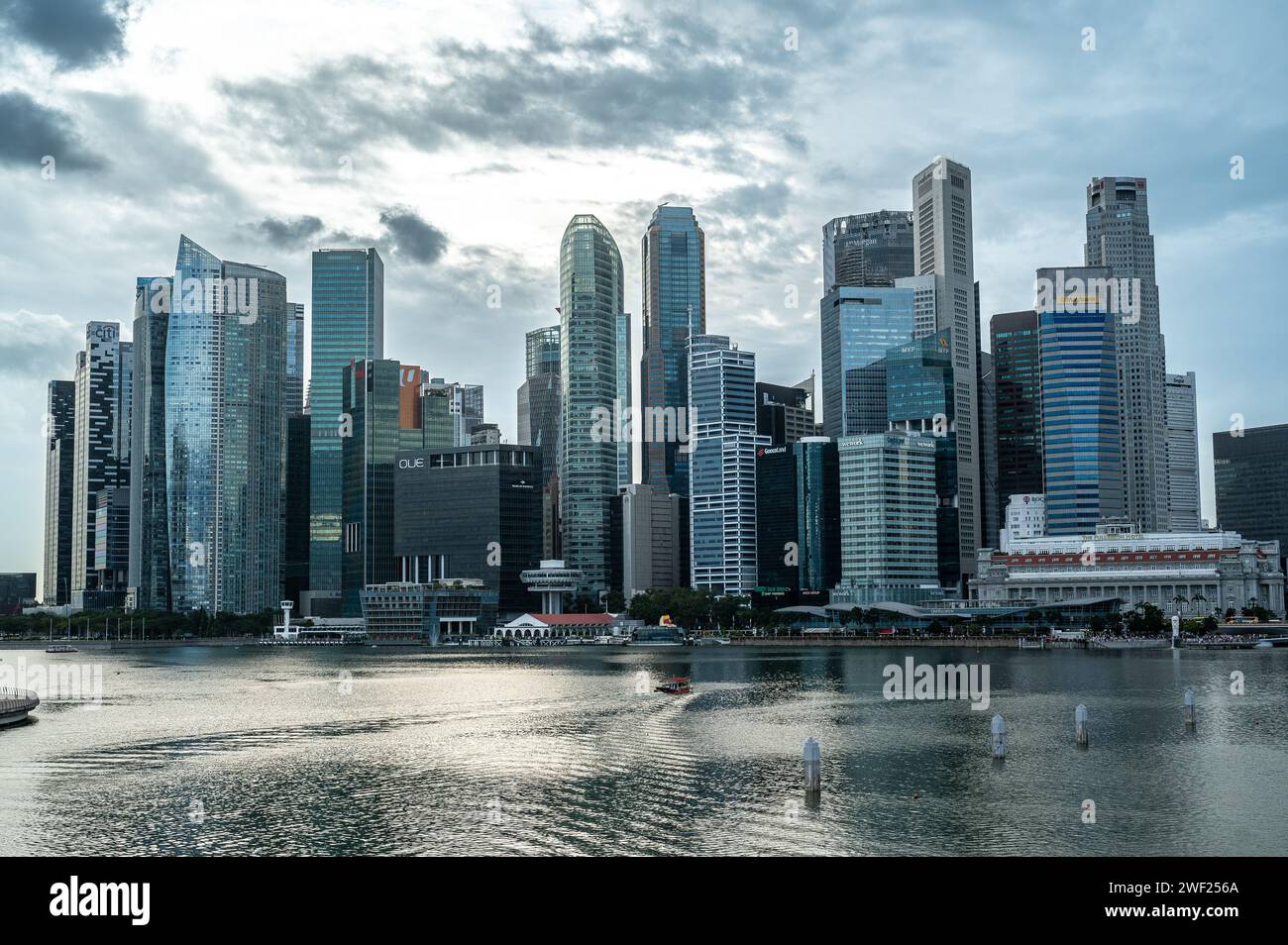 Singapore, Singapore, 24 January 2025 stunning skyline of modern