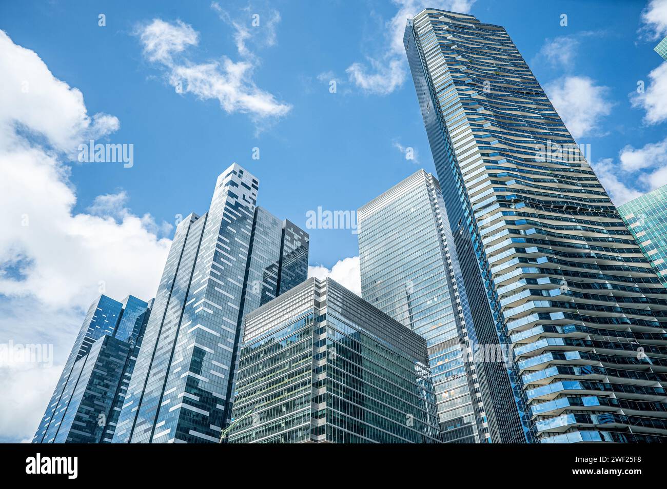 Singapore Singapore 24 January 2024 Stunning Skyline Of Modern Architecture Dominates Singapore Business District Bustling Downtown Area Is Testam 2WF25F8 