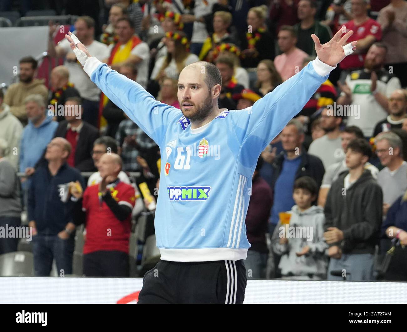 cologne-allemagne-26th-jan-2024-laszlo-bartucz-of-hungary-during