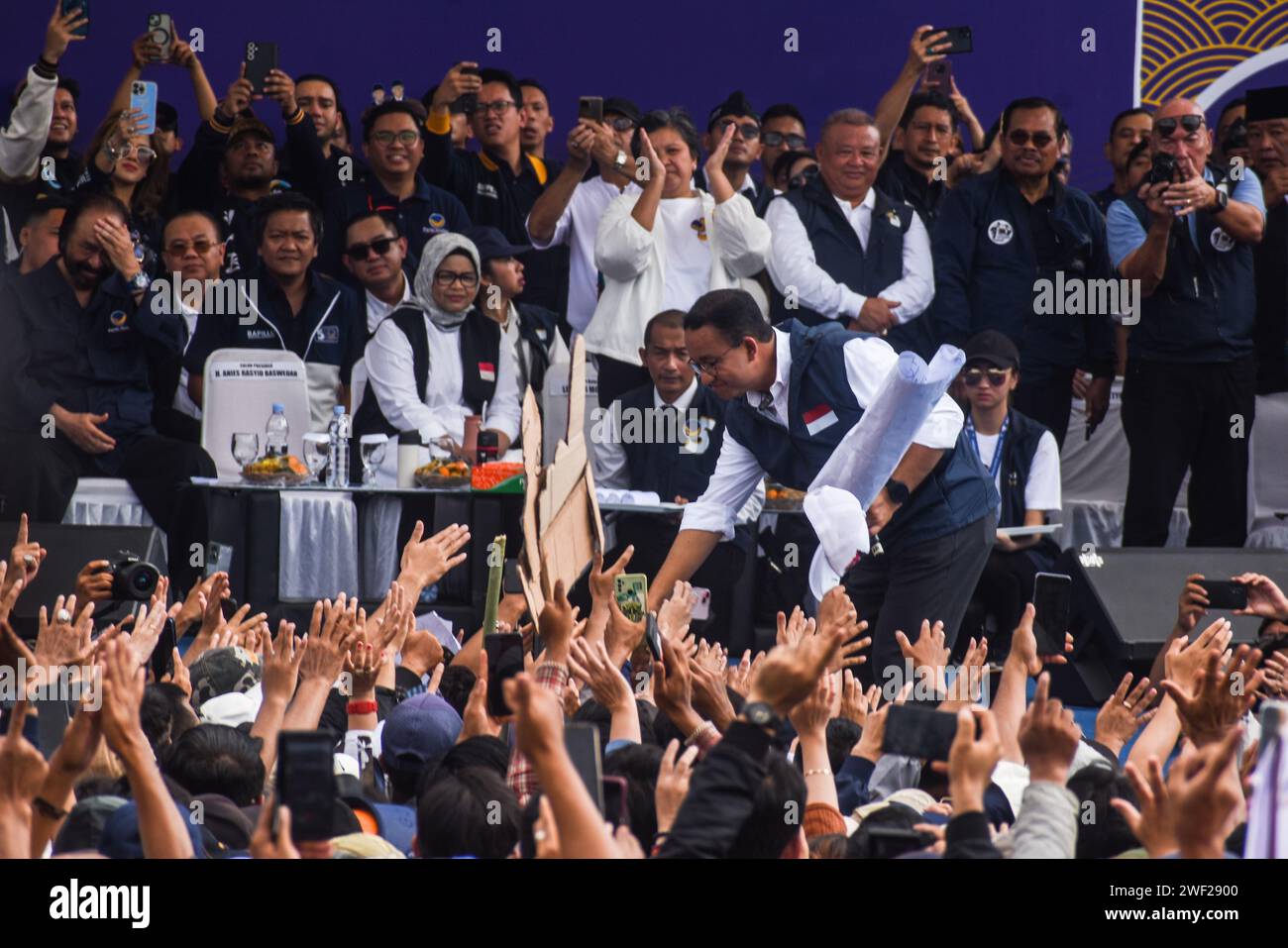 Bandung, West Java, Indonesia. 28th Jan, 2024. Indonesian presidential