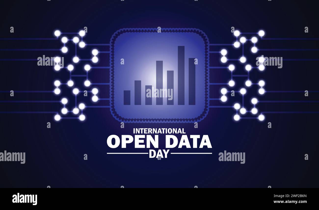 International Open Data Day. Holiday concept. Template for background