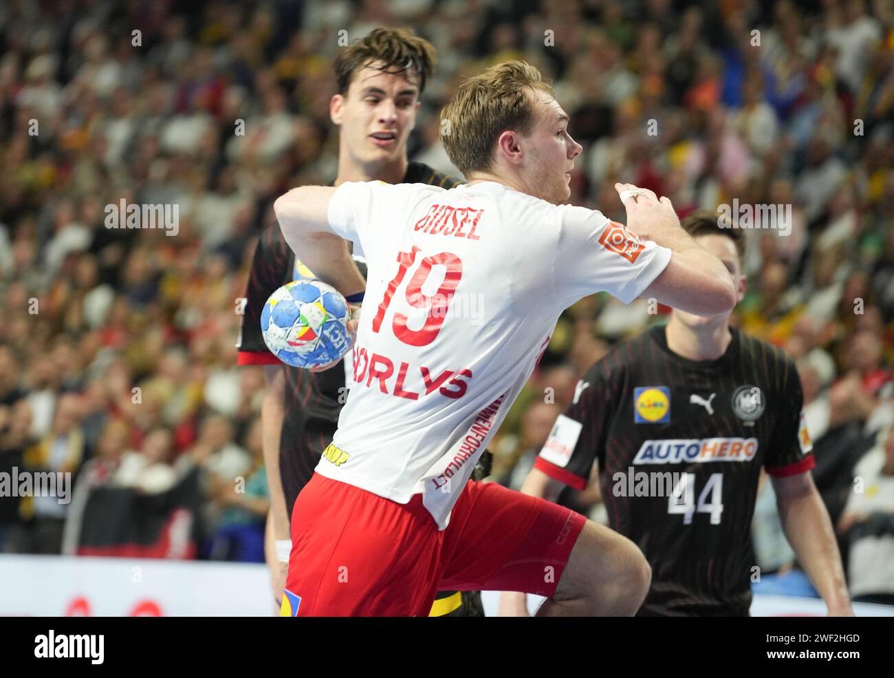 Mathias Gidsel of Denmark during the Men's EHF Euro 2024, Semi Finals