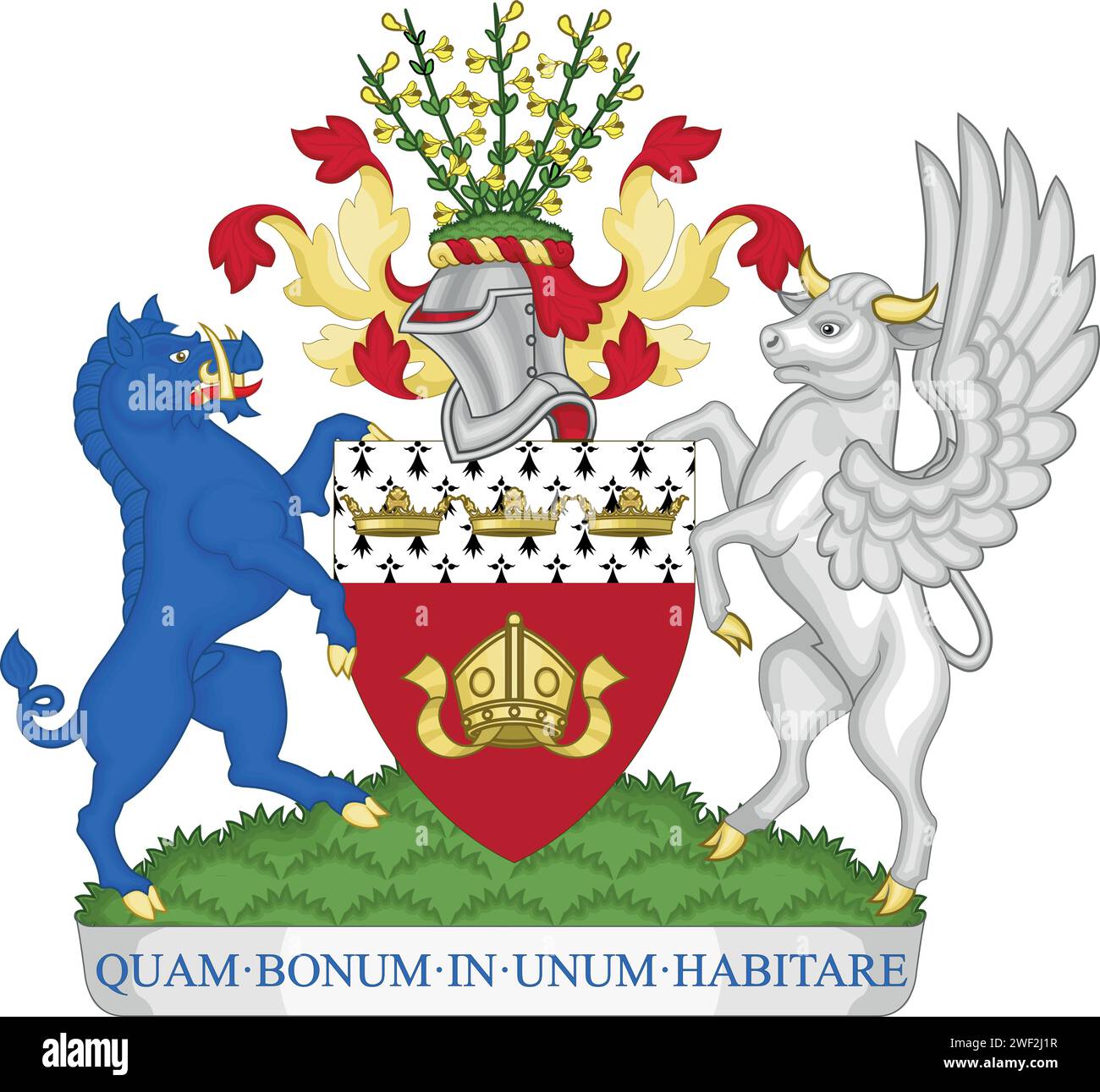 Coat of arms of the ROYAL BOROUGH OF KENSINGTON AND CHELSEA, LONDON