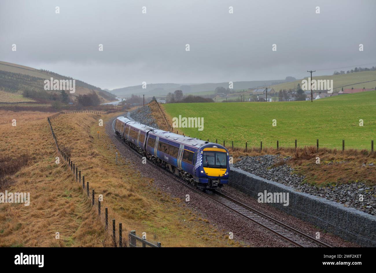 13/12/2023 Heriot Ho (North of Stow) 170403 2T81 1249 Tweedbank to ...