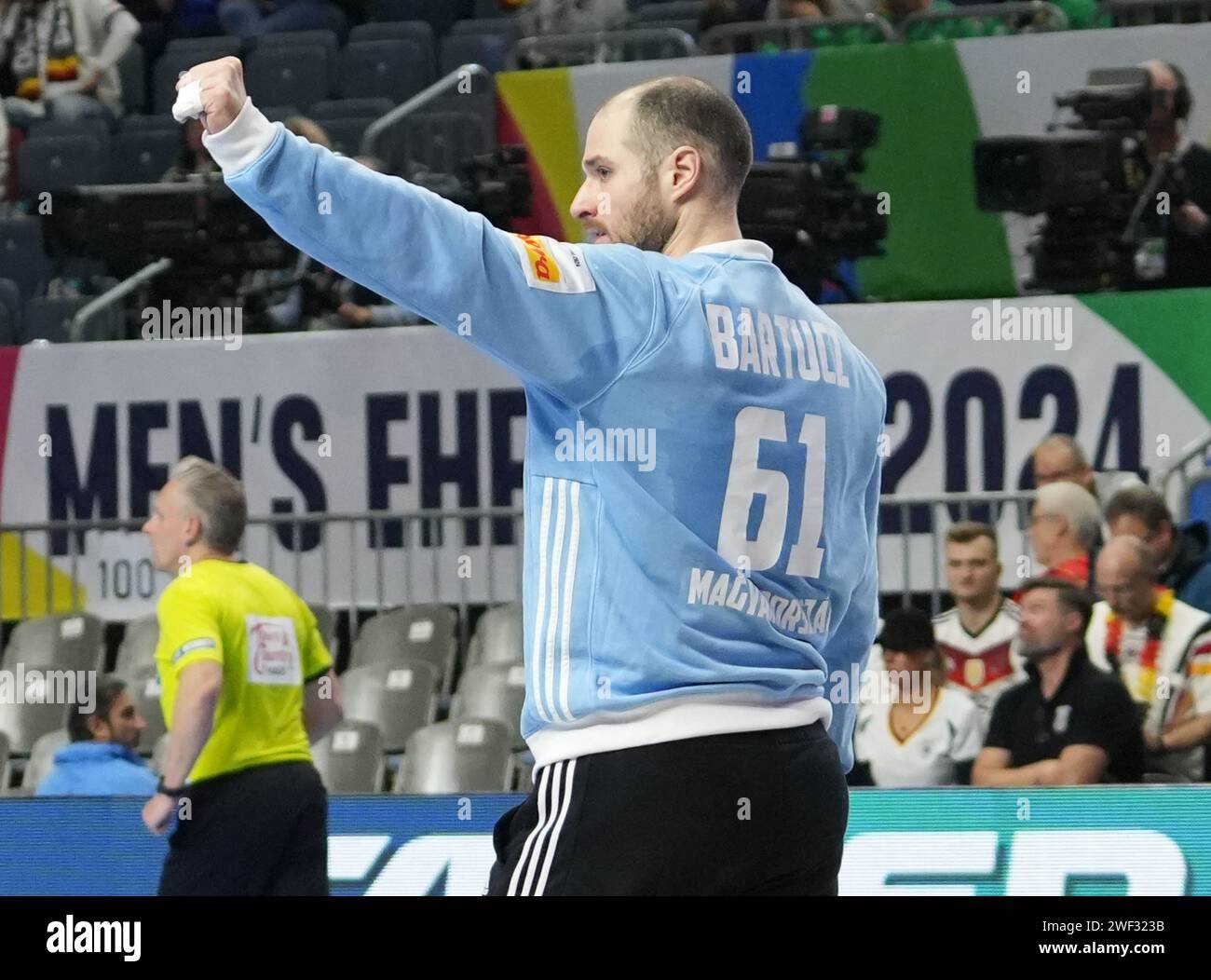 cologne-germany-26th-jan-2024-laszlo-bartucz-of-hungary-during-the