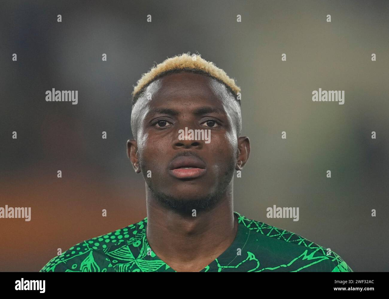 January 27 2024: Victor James Osimhen (Nigeria) looks on during a