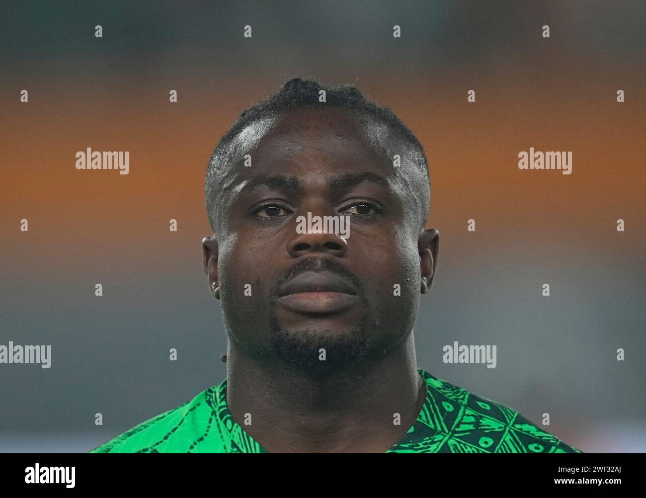 January 27 2024 Moses Daddy Simon Nigeria Looks On During A African january-27-2024-moses-daddy-simon-nigeria-looks-on-during-a-african