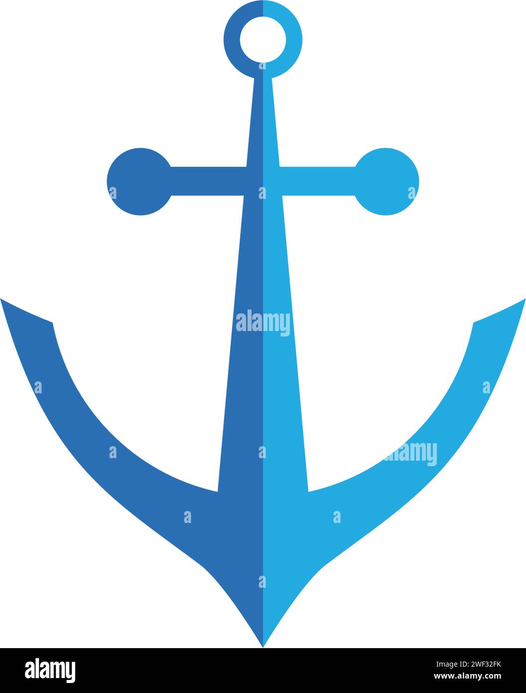 Anchor icon Logo Template vector illustration Stock Vector Image & Art ...