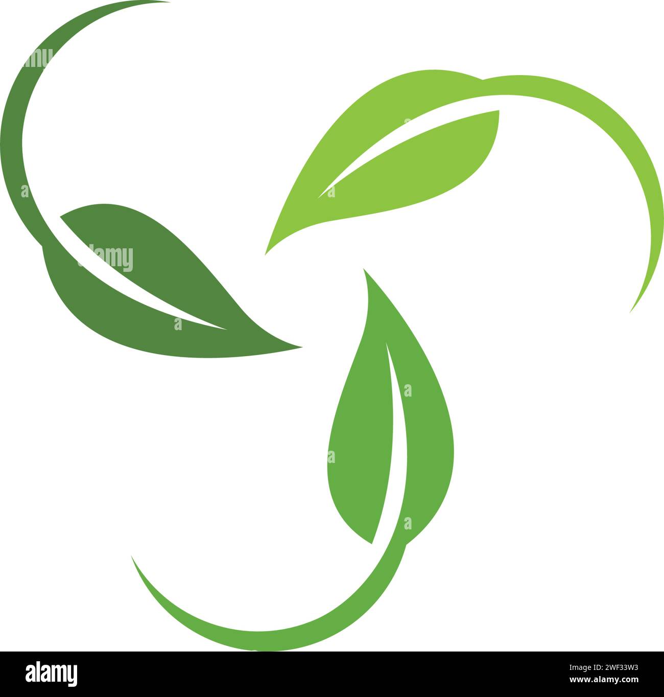 Logos of green Tree leaf ecology nature element vector Stock Vector ...