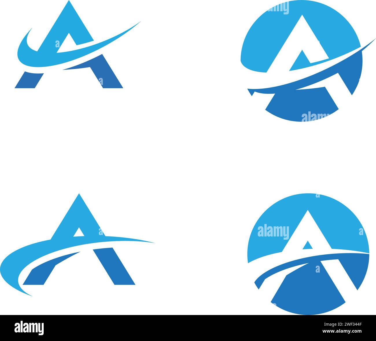 A Letter Logo Template vector icon illustration design Stock Vector ...