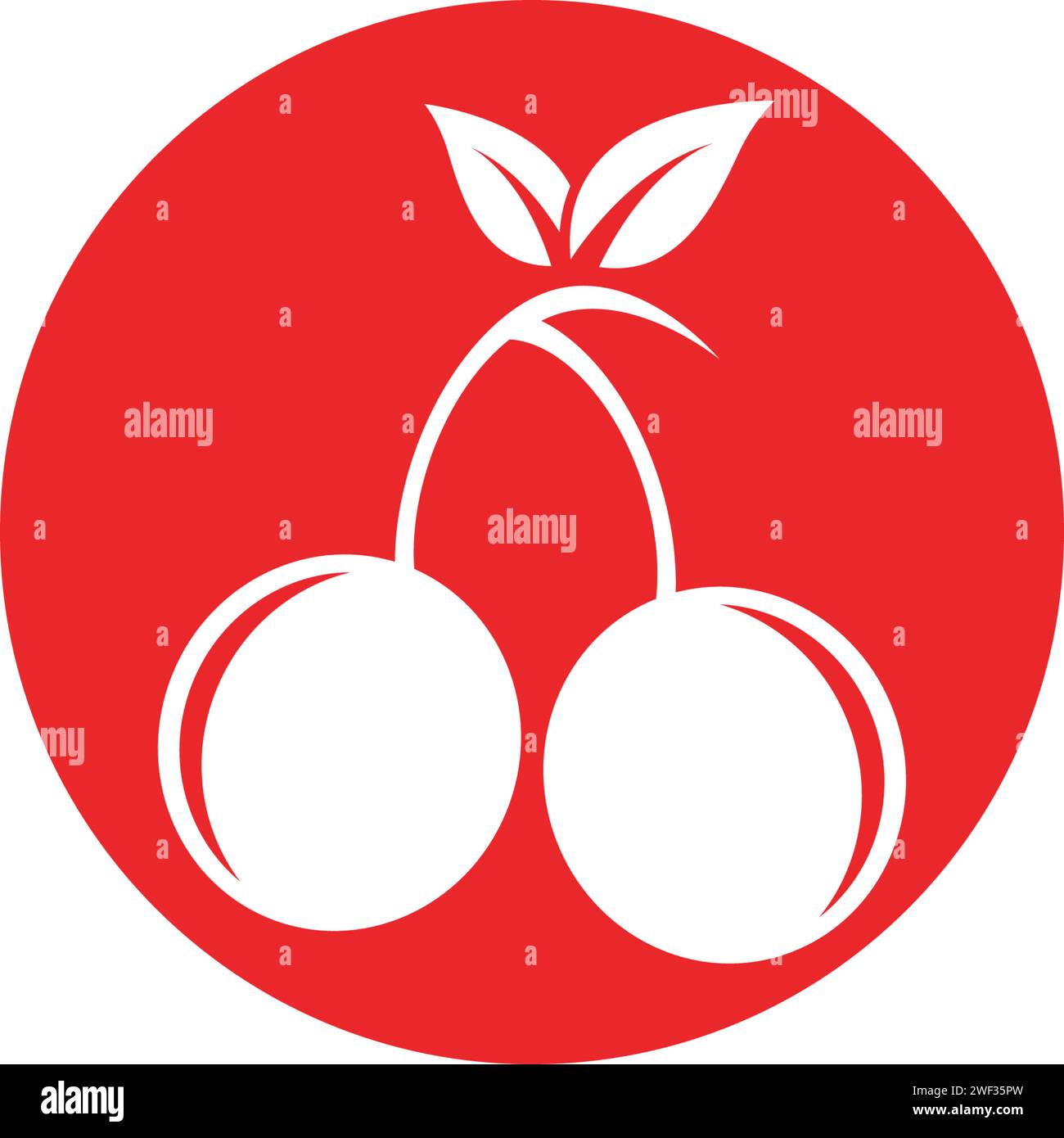 Cherry blossom logo vector Stock Vector Images - Alamy