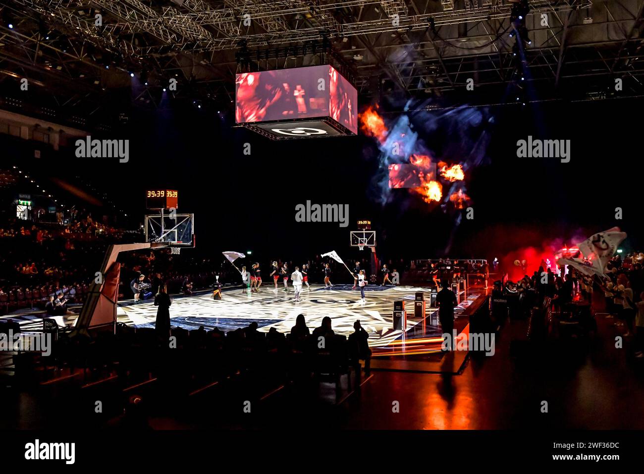 The Utilita Arena, ready for the BBL Trophy Final at the Utilita Arena