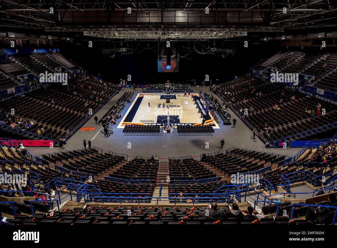 Birmingham, UK. 28th Jan, 2024. The Utilita Arena, ready for the BBL
