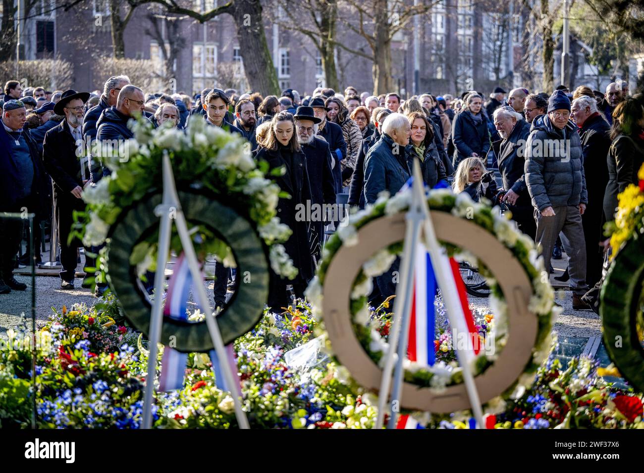 AMSTERDAM - Defile during the National Holocaust Remembrance Day. This ...