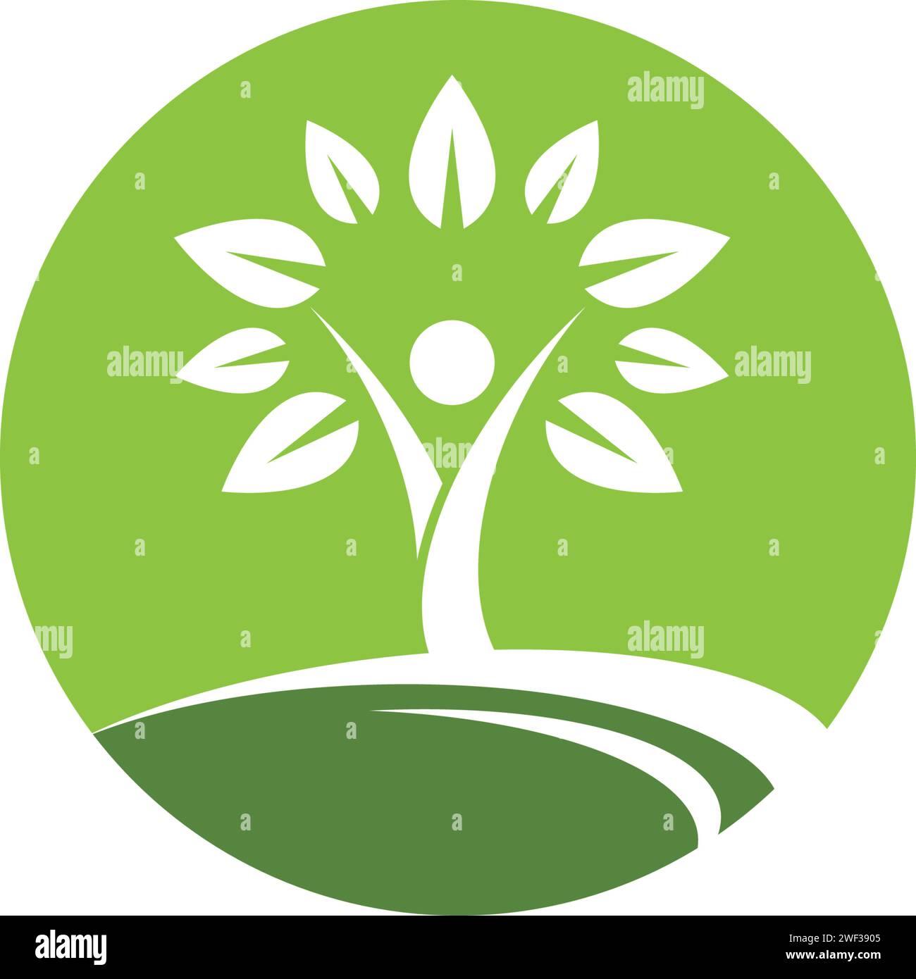 Logos of green Tree leaf ecology nature element vector Stock Vector ...