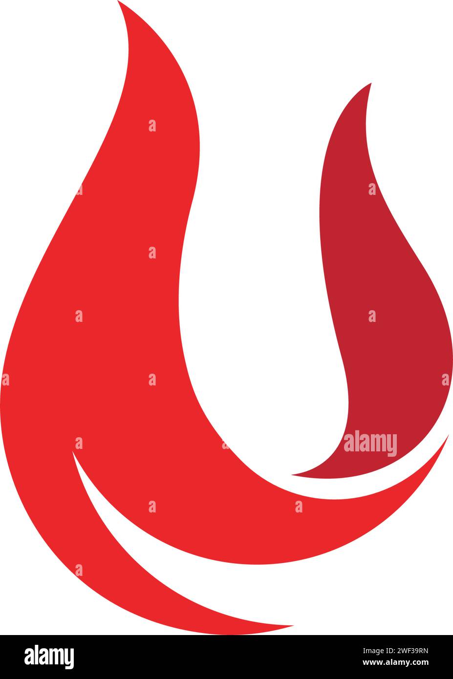 Fire flame Logo Template vector illustration design Stock Vector Image ...