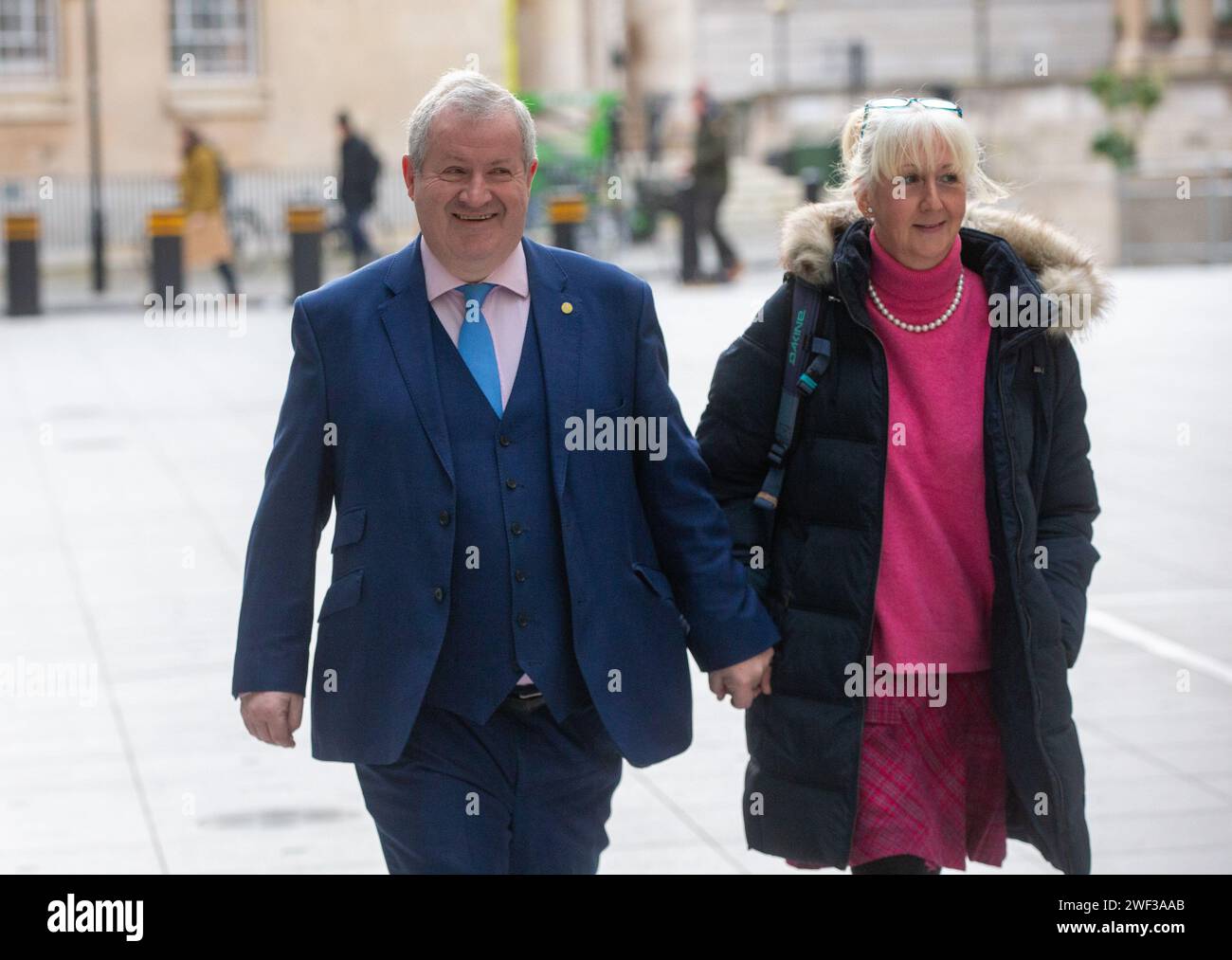 London, England, UK. 28th Jan, 2024. IAN BLACKFORD is seen arriving at BBC. (Credit Image: © Tayfun Salci/ZUMA Press Wire) EDITORIAL USAGE ONLY! Not for Commercial USAGE! Credit: ZUMA Press, Inc./Alamy Live News Stock Photo