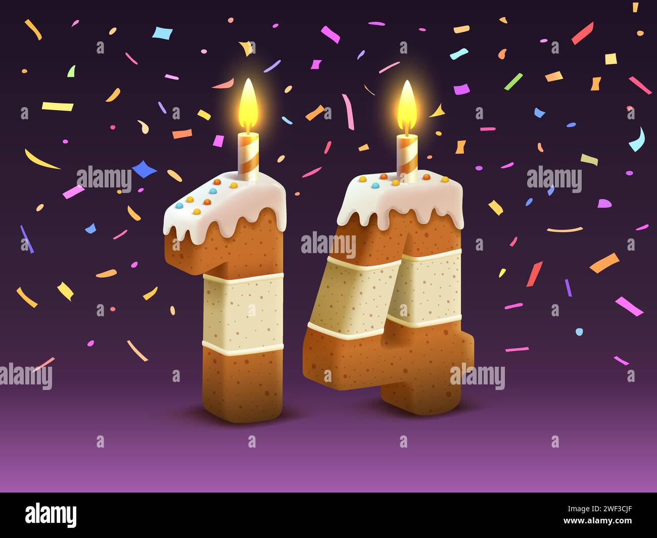 Happy Birthday, person birthday anniversary, Candle with cake in the