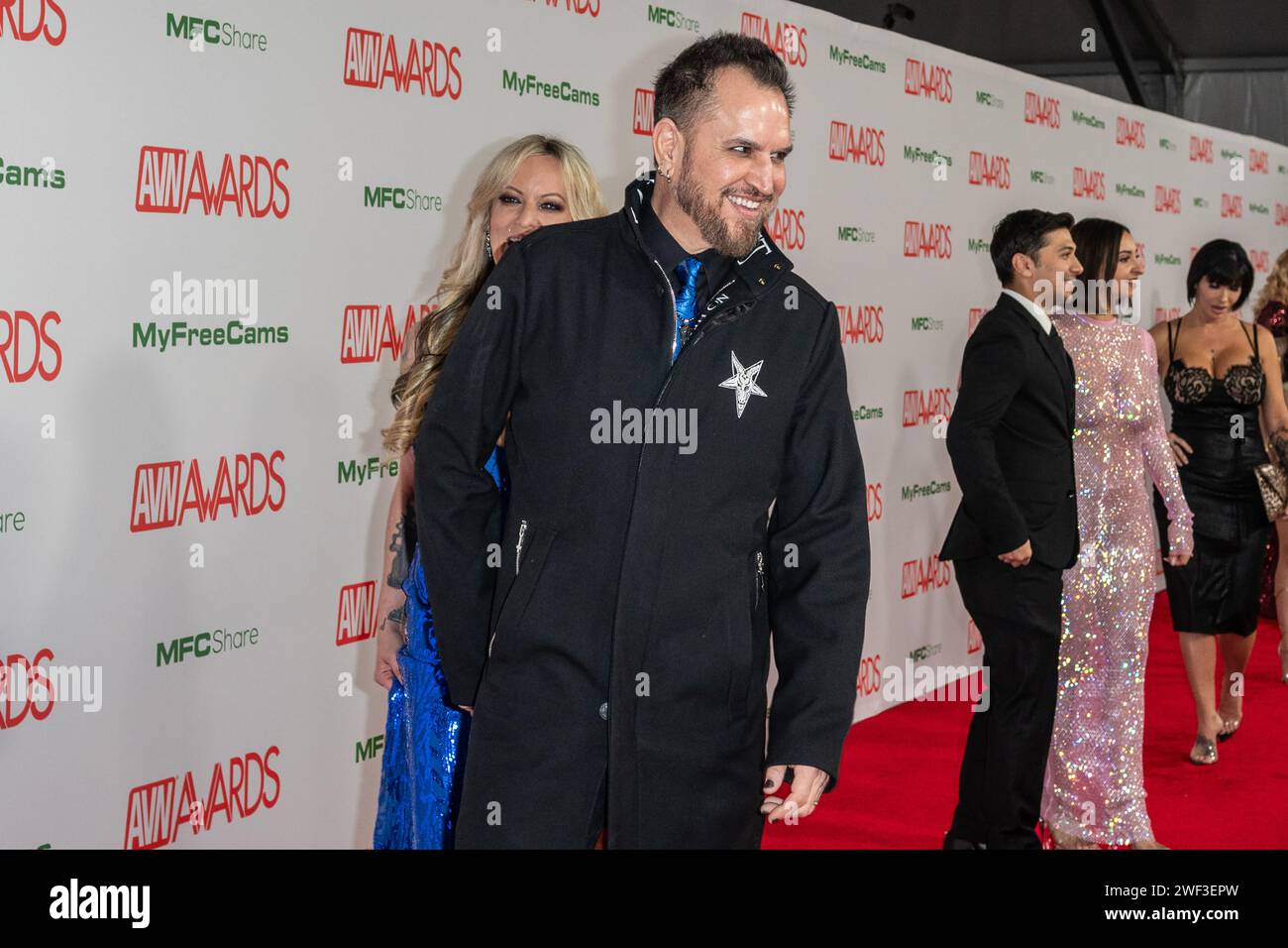 Las Vegas, NV, USA. 27th Jan, 2024. Barrett Blade arriving at the 2024(06)