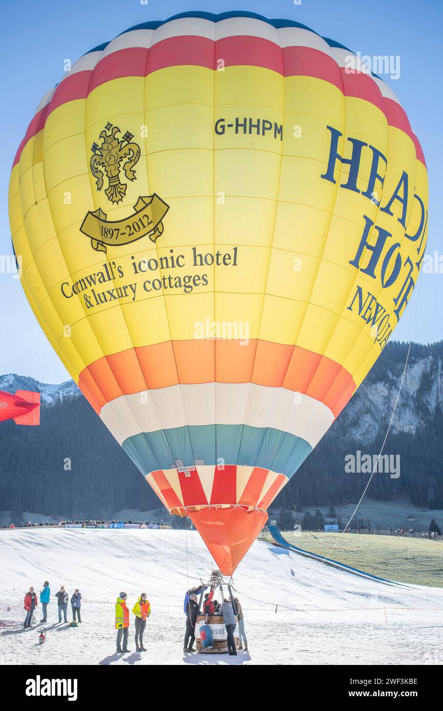 January 28, 2025, ChâTeauD'Å'X, Vaud, Switzerland Demonstration of