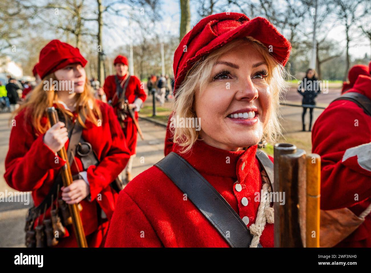 London UK 28th Jan 2024 The King s Army Annual March And Parade london-uk-28th-jan-2024-the-king-s-army-annual-march-and-parade