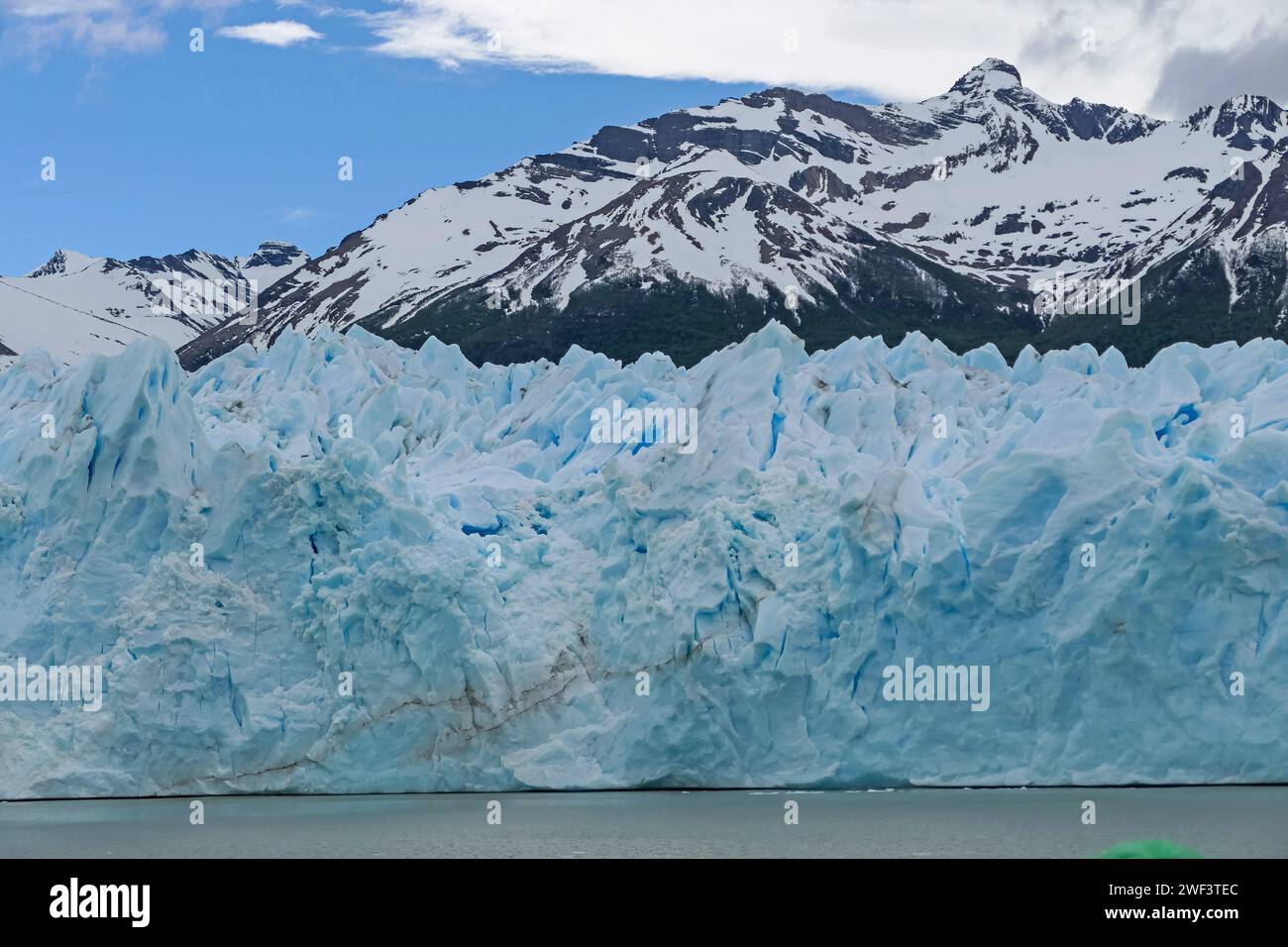 Argentinian Patagonia: the Perito Moreno Glacier near El Calafate Stock Photo