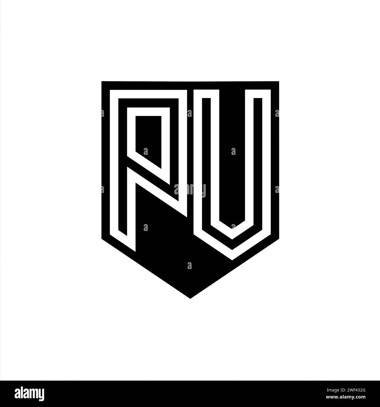 Pv letter logo Black and White Stock Photos & Images - Alamy