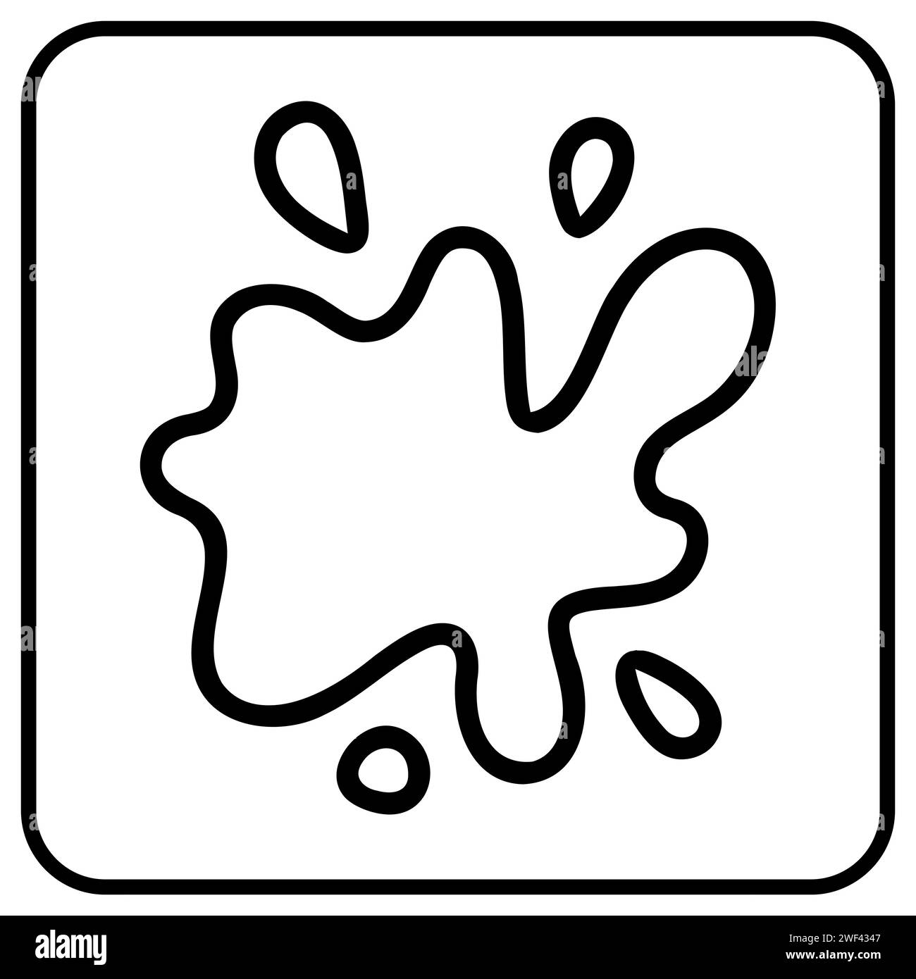 vector-icon-stain-on-car-body-stock-vector-image-art-alamy