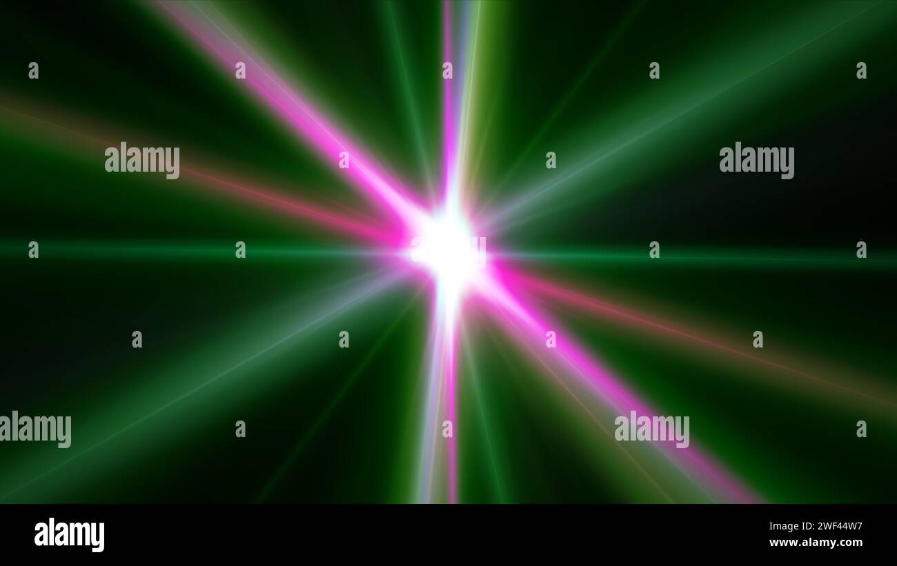 light effect abstract star burst flash laser beam illustration Stock