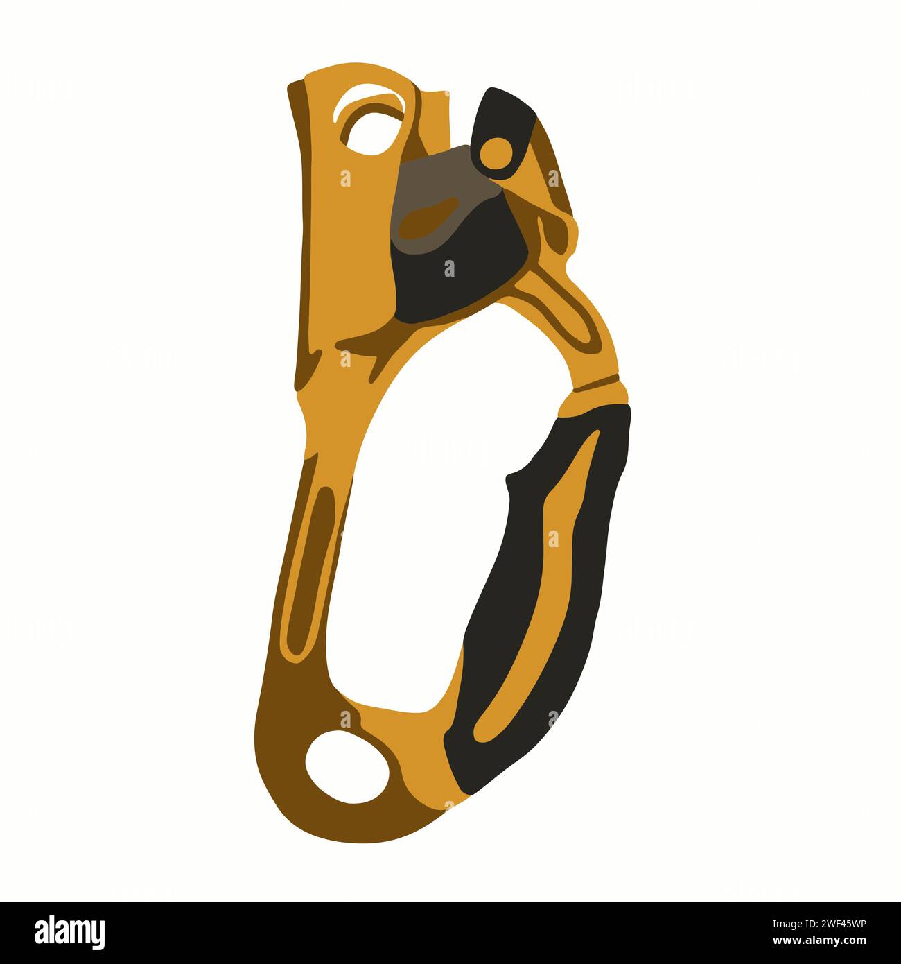 Jumar Sport Vector illustration of jumar. Equipment for mountaineering and sports ...