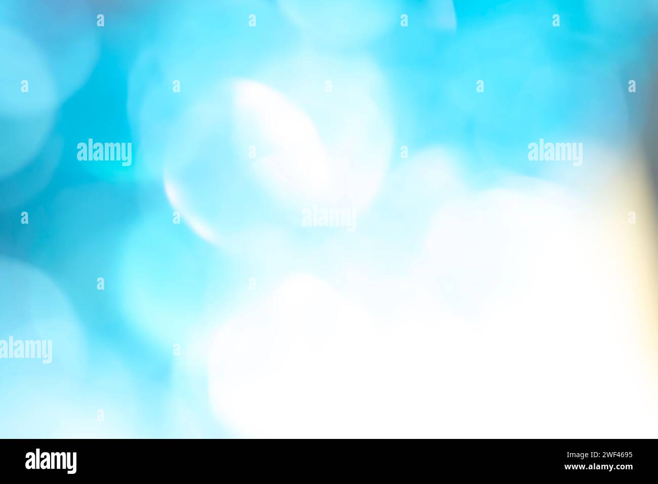 Abstract circular colorful bokeh light background Stock Photo