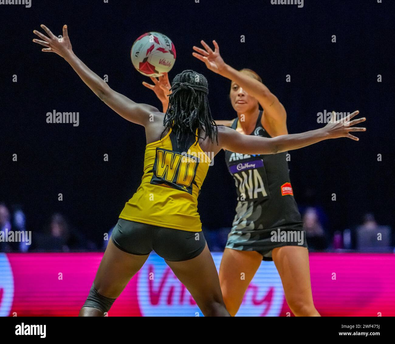 LEEDS, UK. 28th January 2024, Vitality Netball Nations Cup 2024 Credit