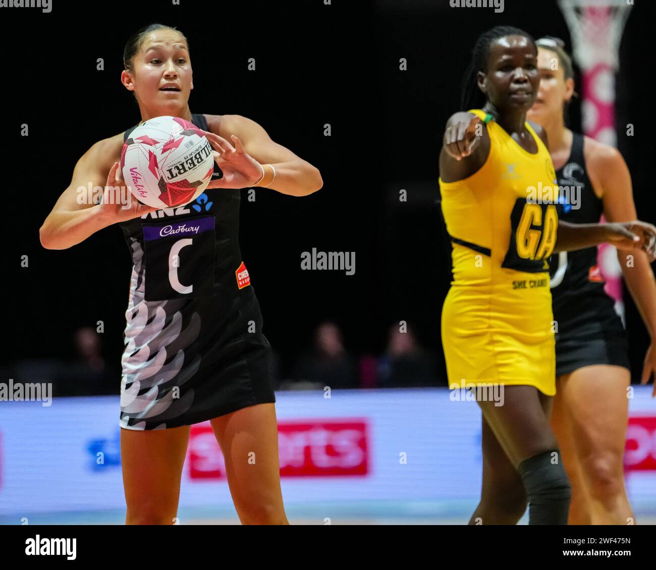 LEEDS, UK. 28th January 2024, Vitality Netball Nations Cup 2024 Credit