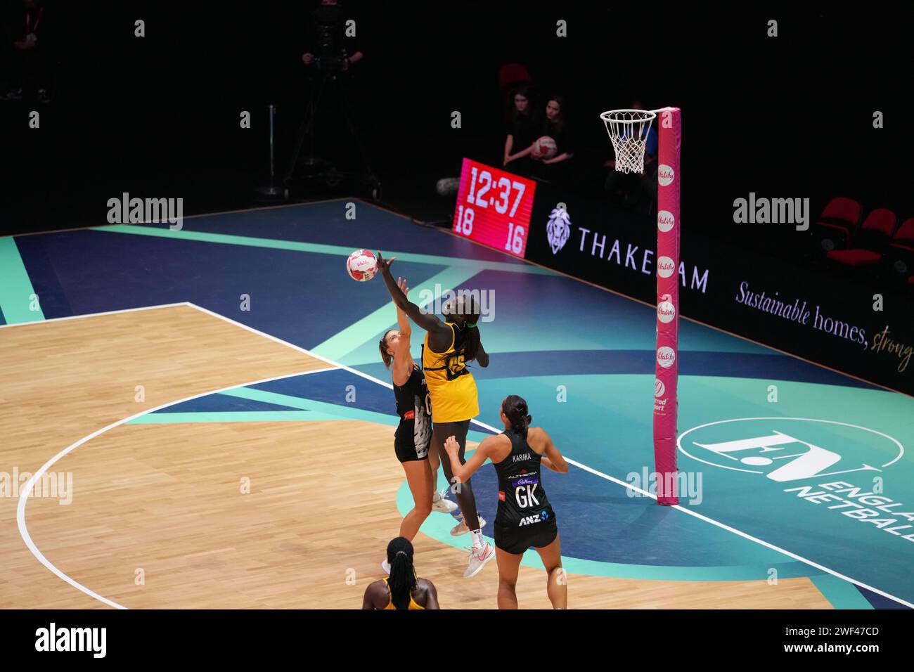 LEEDS, UK. 28th January 2024, Vitality Netball Nations Cup 2024 Credit Paul Whitehurst/Alamy