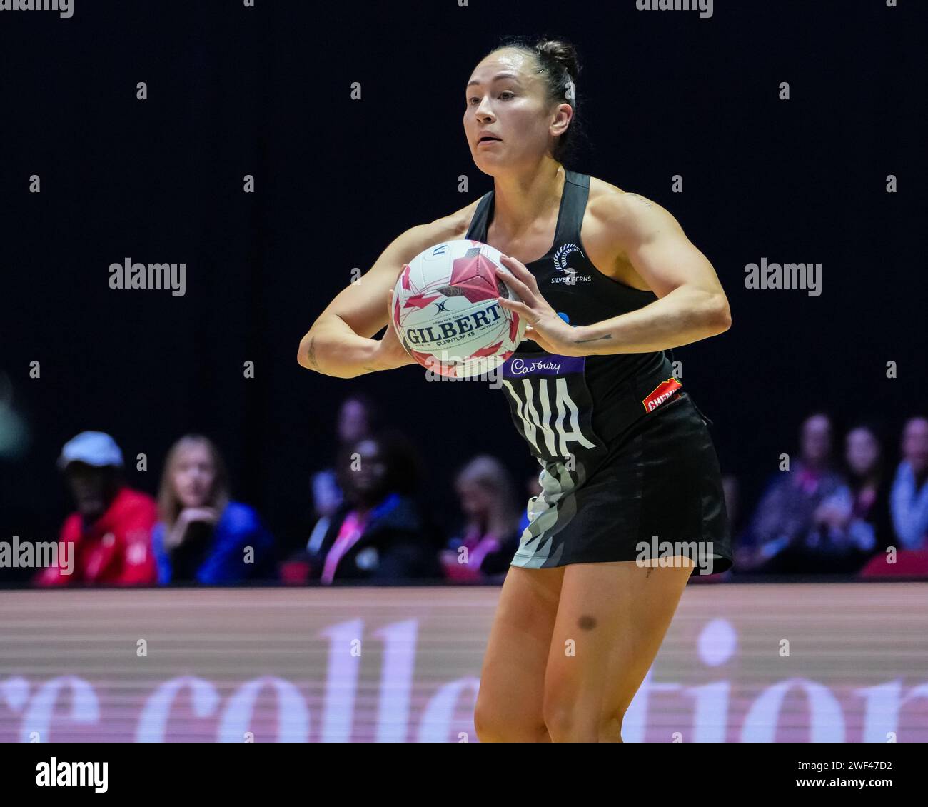 LEEDS, UK. 28th January 2024, Vitality Netball Nations Cup 2024 Whitney