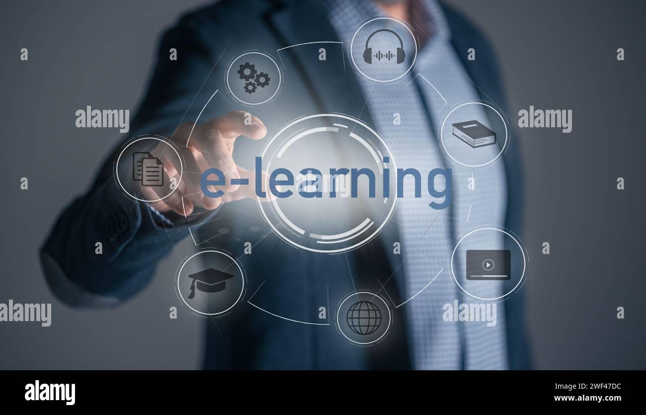 Online class teen tutor hi-res stock photography and images - Alamy