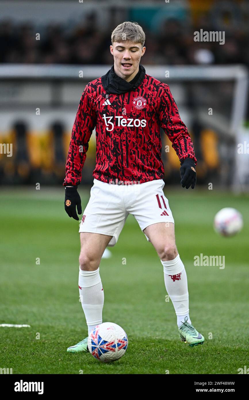 Hjlund Rasmus hojlund manchester united 2024 hi-res stock photography and ...
