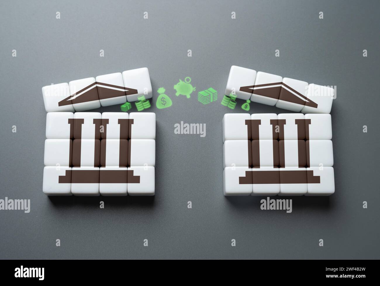 Transfer funds between banks. Transfer from one bank account to another