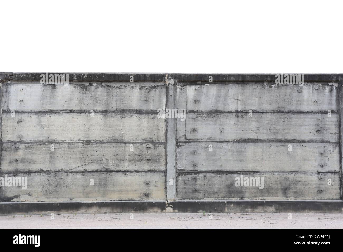 Old wall isolated on white background and have clipping paths Stock ...