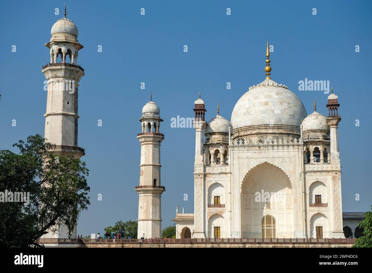 Aurangabad, India - January 21, 2024: Bibi Ka Maqbara is a mausoleum built by Azam Shah in Aurangabad, India. Stock Photo