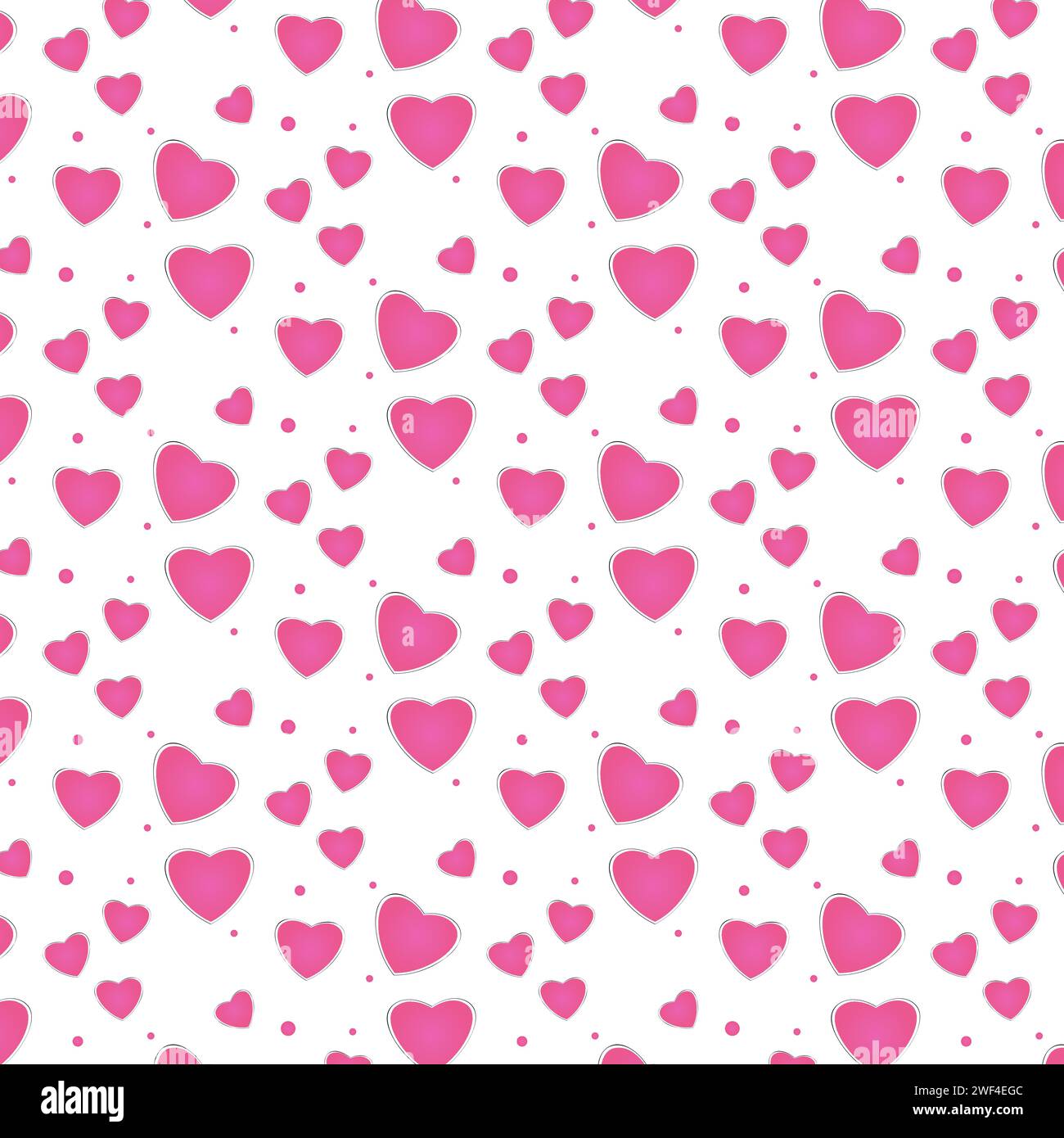 Pin Hearts Pattern Pink hearts pattern hi-res stock photography and images - Alamy