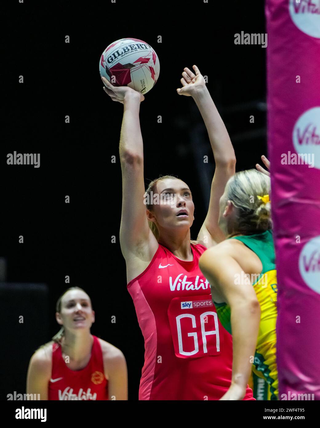 LEEDS, UK. 28th January 2024, Vitality Netball Nations Cup 2024 Final