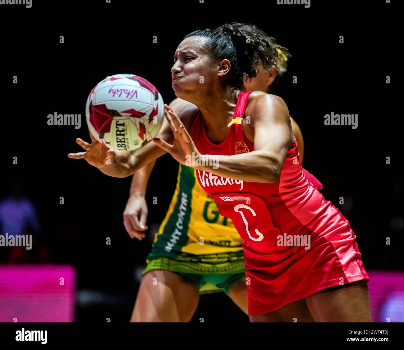 LEEDS, UK. 28th January 2024, Vitality Netball Nations Cup 2024 Final
