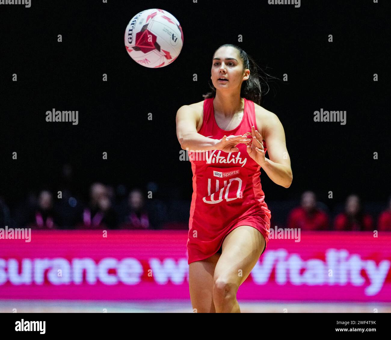 LEEDS, UK. 28th January 2024, Vitality Netball Nations Cup 2024 Final