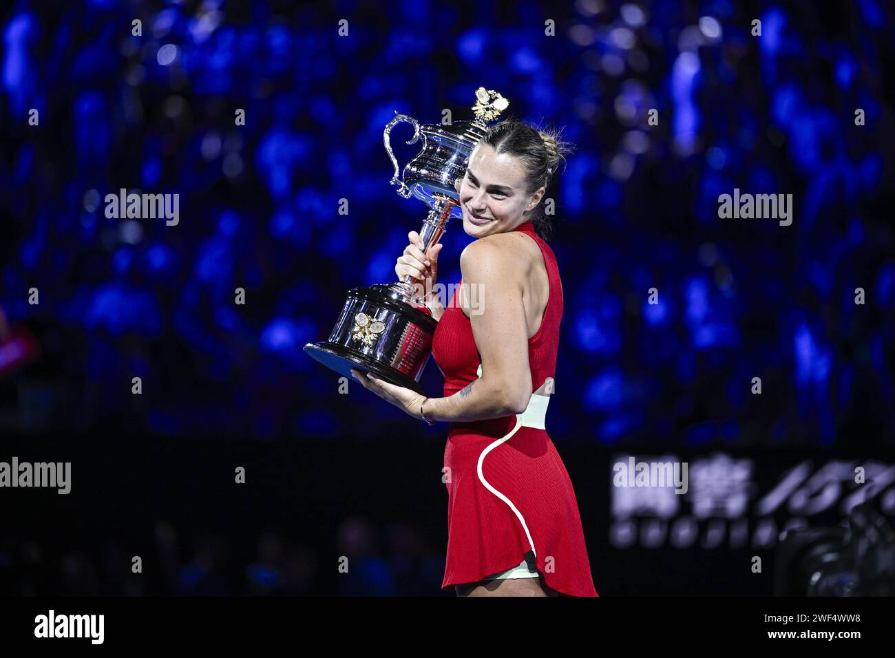 aryna-sabalenka-australian-open-trophy-hi-res-stock-photography-and