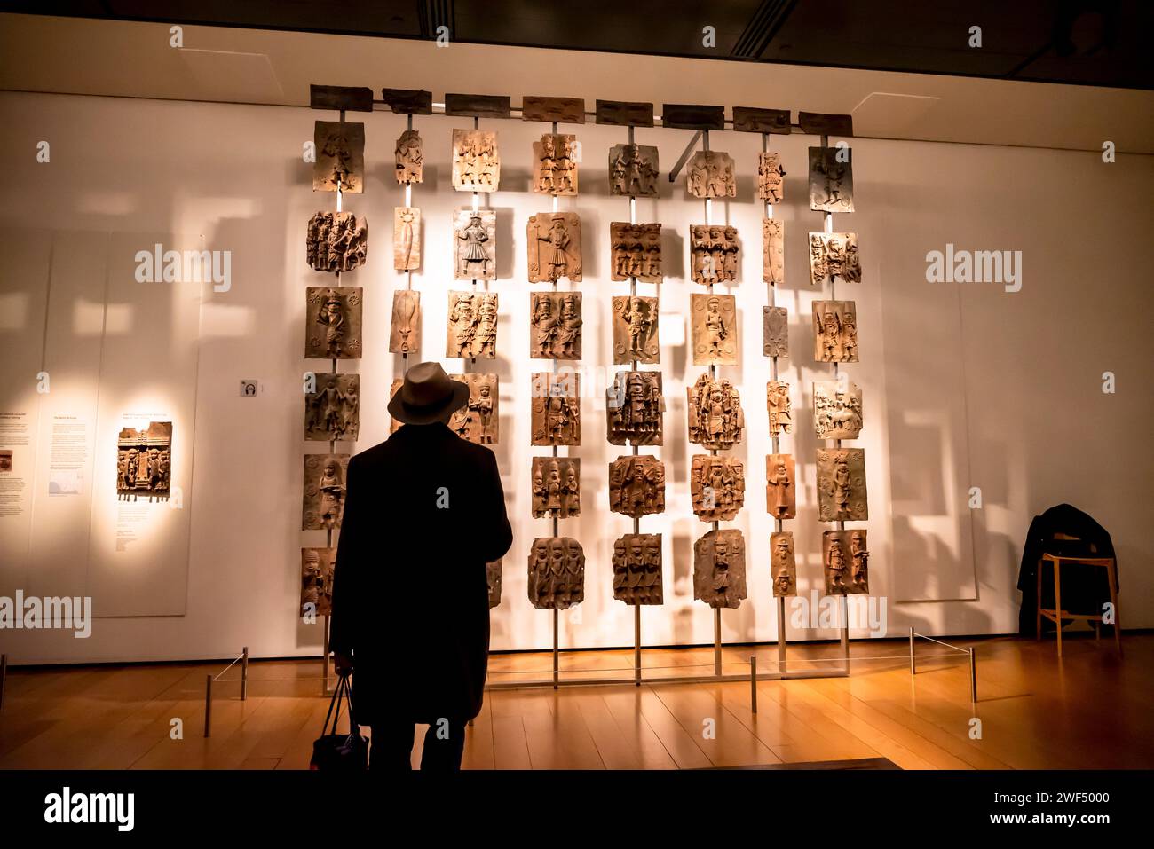 The Africa Galleries in The British Museum, London, England, UK Stock Photo