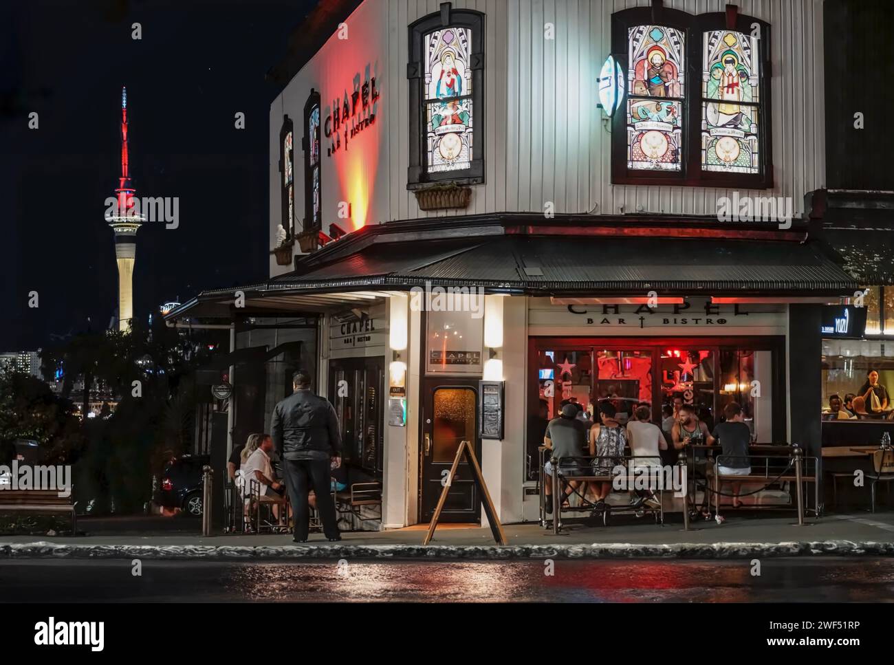 The Chapel Bar in Ponsonby Auckland New Zealand Stock Photo