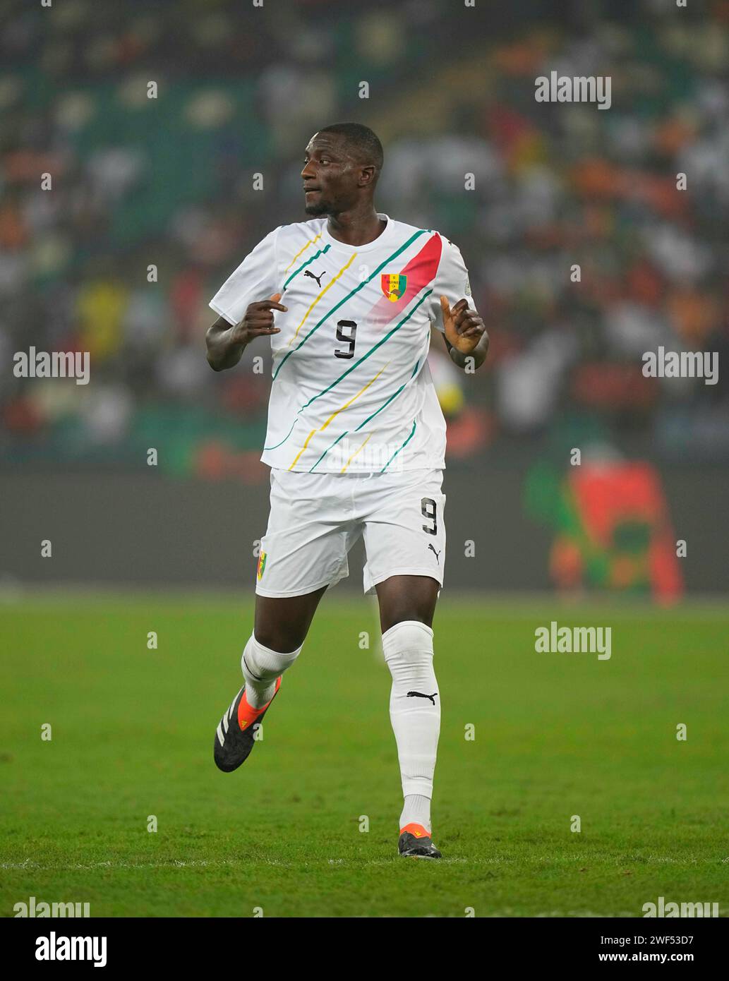 January 28 2024: Serhou Yadaly Guirassy (Guinea) Looks On During A